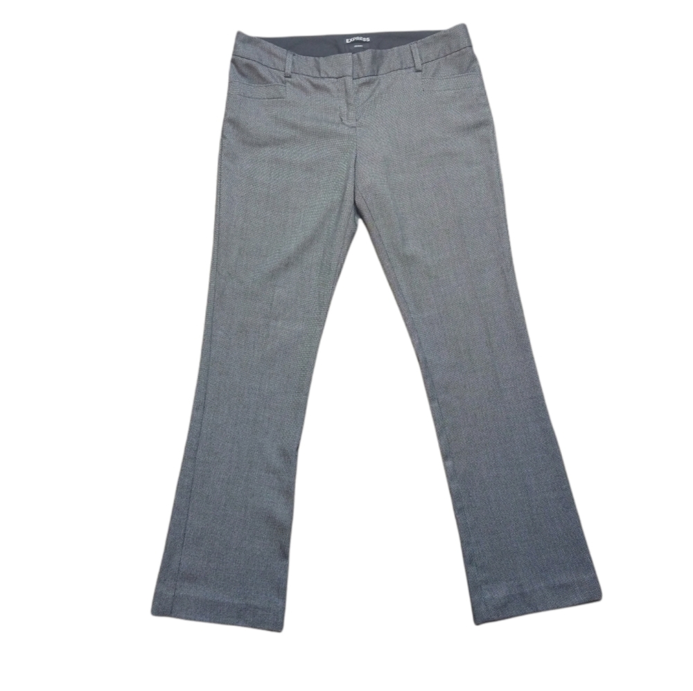 Express Gray Boot Cut Dress Pants